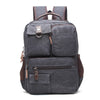 Ba Bao fashion trends, personalized retro canvas bag, travel backpack, backpack, outdoor students, men's water bag