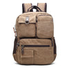 Ba Bao fashion trends, personalized retro canvas bag, travel backpack, backpack, outdoor students, men's water bag