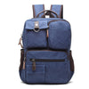 Ba Bao fashion trends, personalized retro canvas bag, travel backpack, backpack, outdoor students, men's water bag