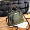 2021 new fashion autumn Korean female bag handbag minimalist atmosphere all-match Leather Shoulder Messenger Bag