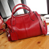 2021 new European leather bag fashion handbag Crossbody Bag Boston simple bag wholesale