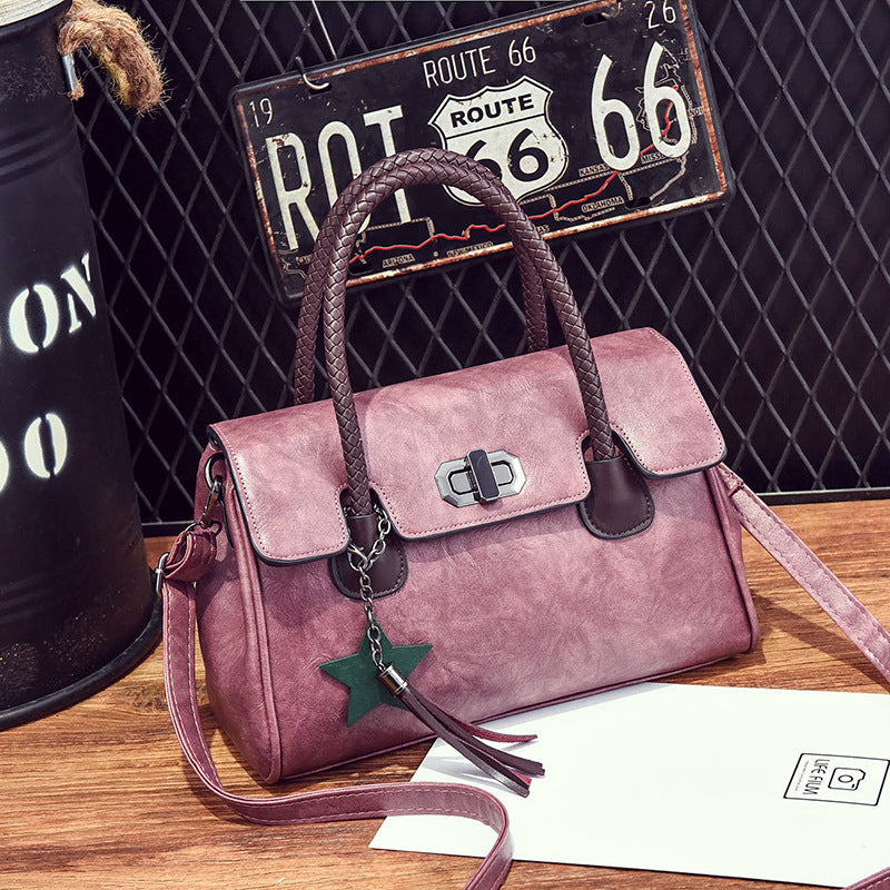 Simple fashion PU Single Shoulder Bag Satchel Bag Korean leisure ladies handbag wholesale