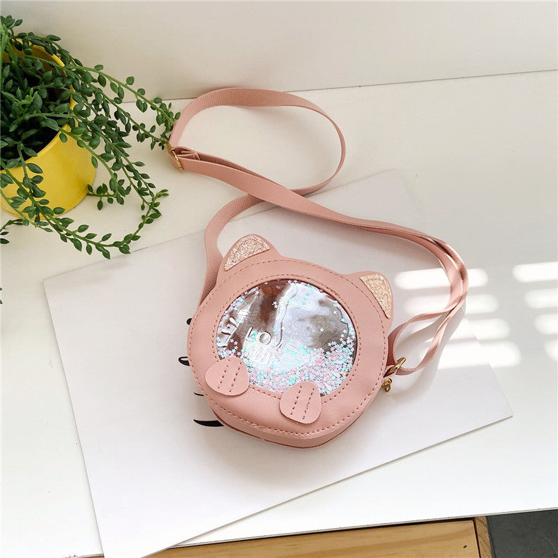 Cute Girl Fashion Coin Purse Princess Mini Red Shoulder Bag Baby Messenger Bag