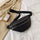 PU Leather Two Tier Waist Bag Shoulder