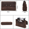 Retro Multifunctional Crazy Horse Leather Men's Clutch