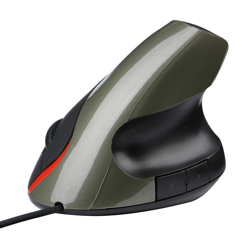 Wireless vertical vertical rechargeable battery mouse ergonomic grip mouse