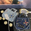 Denim Portable One Shoulder Diagonal Bag