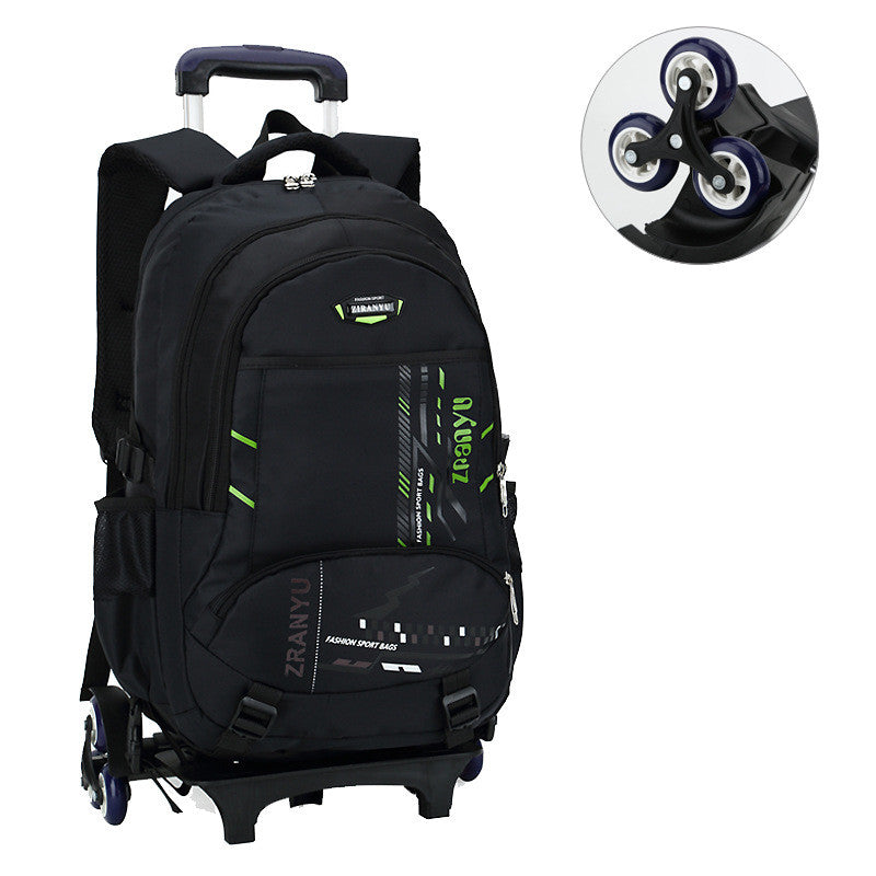 Lightweight Three Wheeled Children's Trolley School Bag