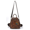 Vintage first layer cowhide backpack