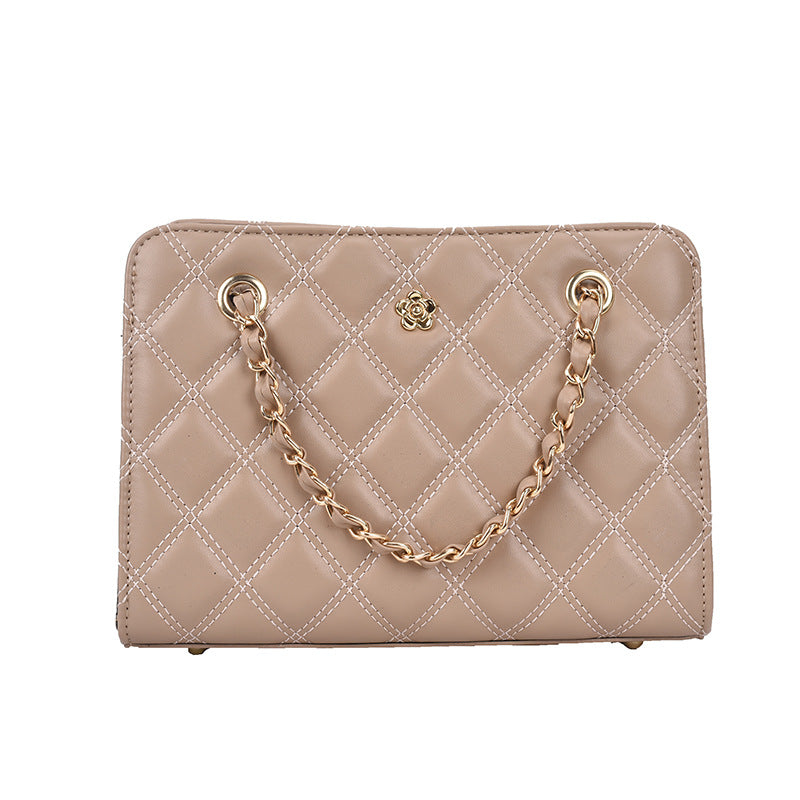 Lingge Chain Bag Fashion Messenger Shoulder