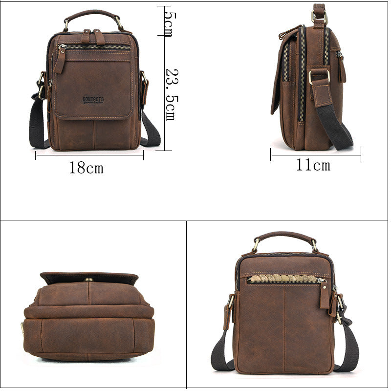 Men's Crossbody Bag European And American Trend Men's Shoulder Bag Cross-border Delivery