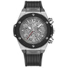 Fashion Silicone Automatic Hollow Mechanical Watch