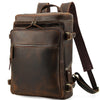 Leather backpack