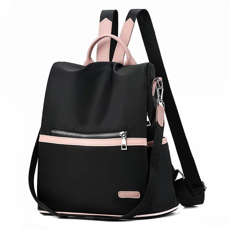 Oxford cloth waterproof ladies casual backpack
