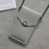 Women's new transparent touch screen retro trend mobile phone bag