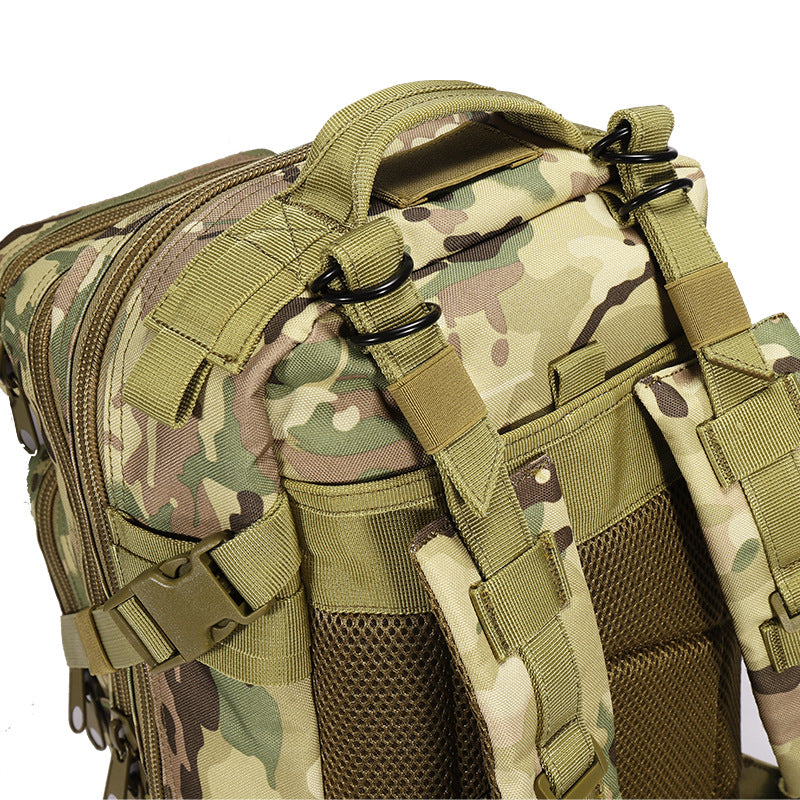 Tactical Backpack Outdoor Mountaineering Hiking CS Army Fan 3P Attack Backpack