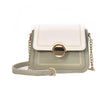 Simple temperament buckle straddle shoulder bag