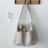 Women's Large Capacity Textured Soft Leather Bucket Bag