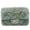Plush bag for autumn and winter