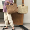 Fashion Bag Rattan Weaving Cross-body Single Shoulder Large Capacity Handbag