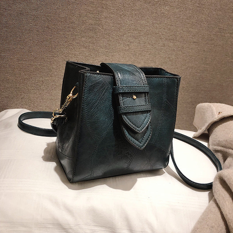 Frosted diagonal cross bag