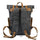 Retro contrast color waterproof rucksack