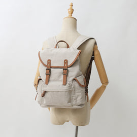 Thick canvas backpack