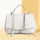 Genuine Leather Clamshell Handbags 2021 Summer New Simple