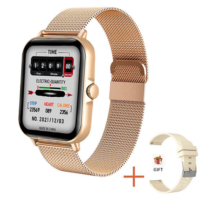 Bluetooth Talk Smartwatch 1.69 Color Screen Voice Assistant Blood Pressure Heart Rate