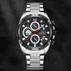 Trend Waterproof Multifunctional Quartz Watch With Large Dial