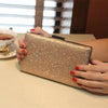 Dinner bag clutch bag shiny banquet bag chain packet