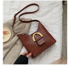 Hong Kong style retro crossbody small square bag