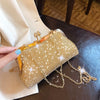 Crossbody Net Red Dinner Clip Chain Bag
