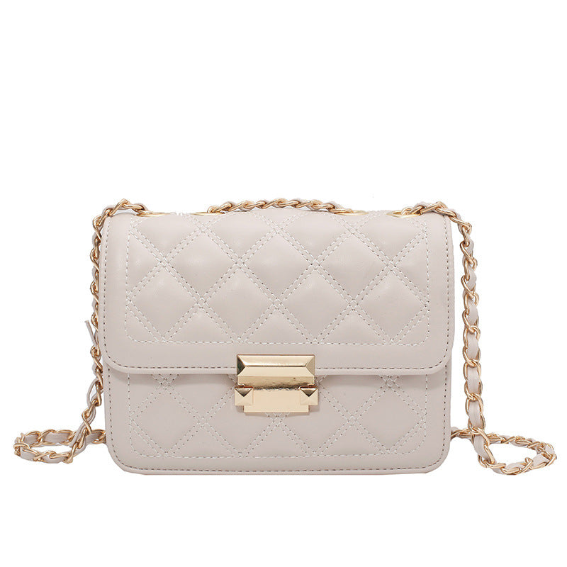 Fashion Ladies Rhombic Chain Shoulder Bag