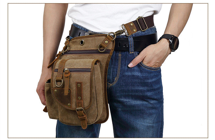 Men's Canvas Fashion Casual Shoulder Messenger Bag