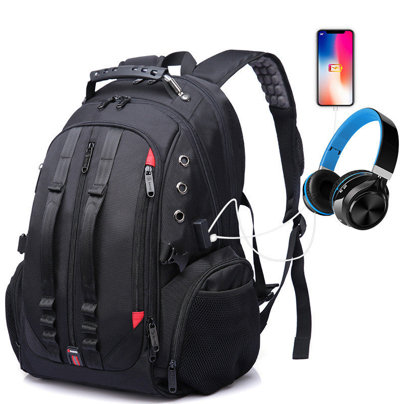 Earplug hole charging large capacity Backpack