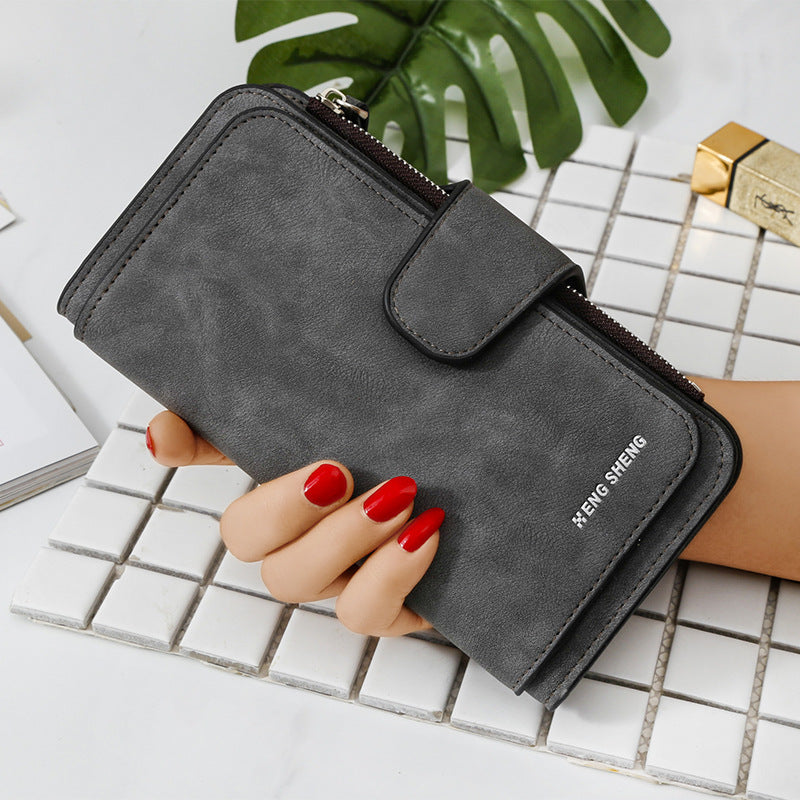 Korean fashion long wallet