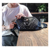 Fashion Chest Bag PU Rivet Slung