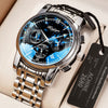 Luminous Waterproof Men's Watch Calendar Stainless Steel