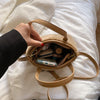 Plush Portable Small Square Bag Trendy And Simple
