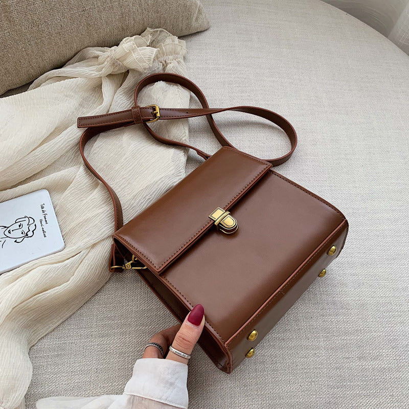 Messenger bag fashion simple small square bag