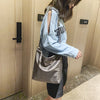 PU Simple Casual Chain One Shoulder Rivet Backpack