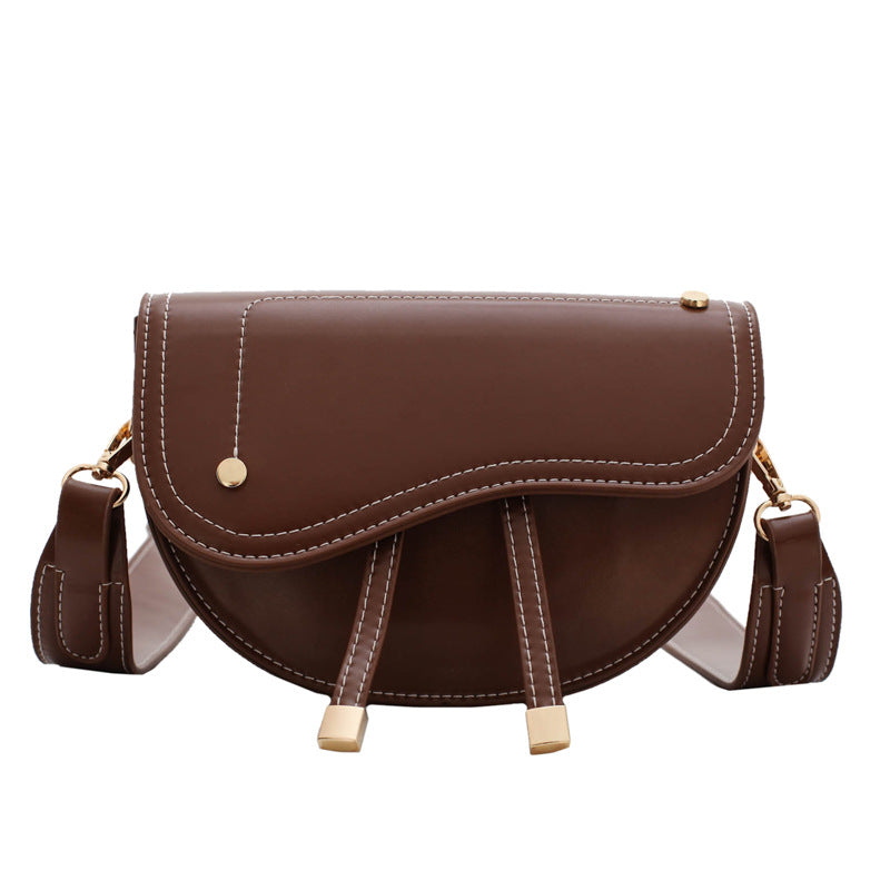 Retro single shoulder messenger female bag