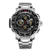 Men's Steel Band Sports Quartz Digital Watch