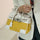 Classic Platinum Pack  Fashion Tote Contrast Shoulder Messenger Bag Women's Bag