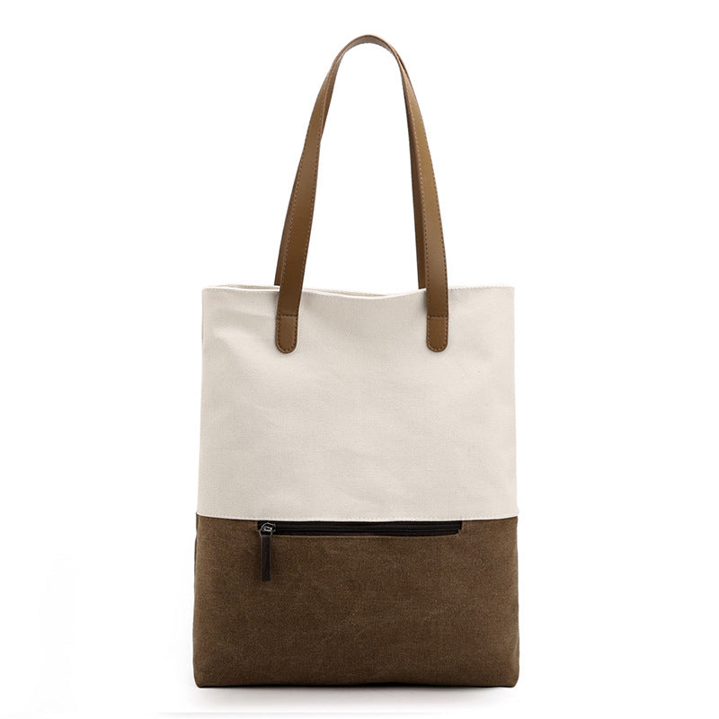 Canvas Handbags Leisure Travel Dual-use Backpack Ladies