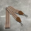 Bag woven wide shoulder strap