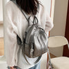 Soft Leather Crossbody Large Capacity Backpack