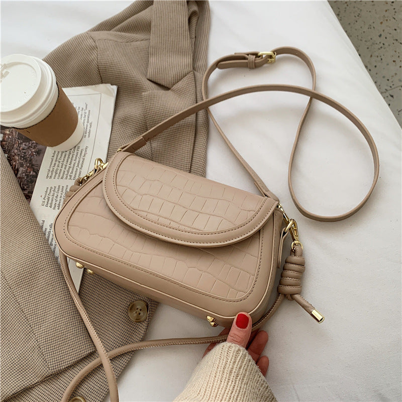 Stone Pattern Shoulder Bag Atmospheric Messenger