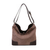 Simple And Large-capacity Contrast Color Stitching Tote